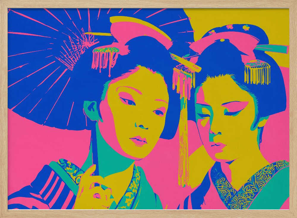 Vibrant Japanese Geishas