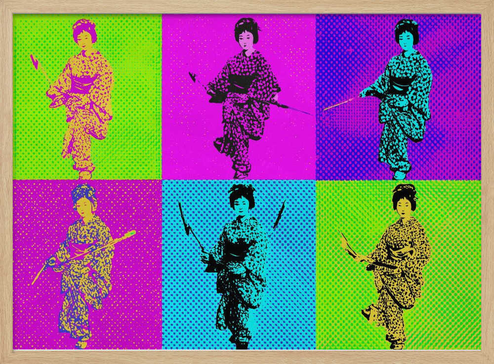 Japanese Pop Art Woman