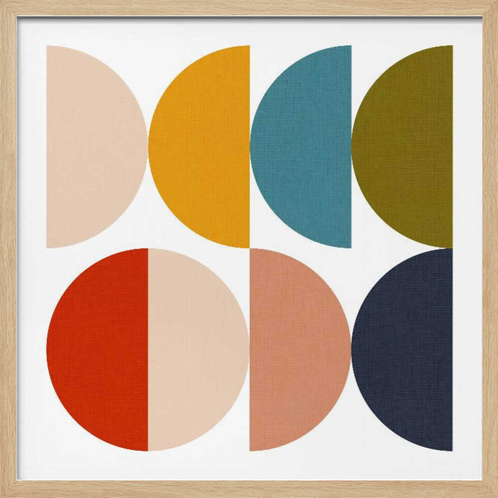 Mid Century Geometric Color Play