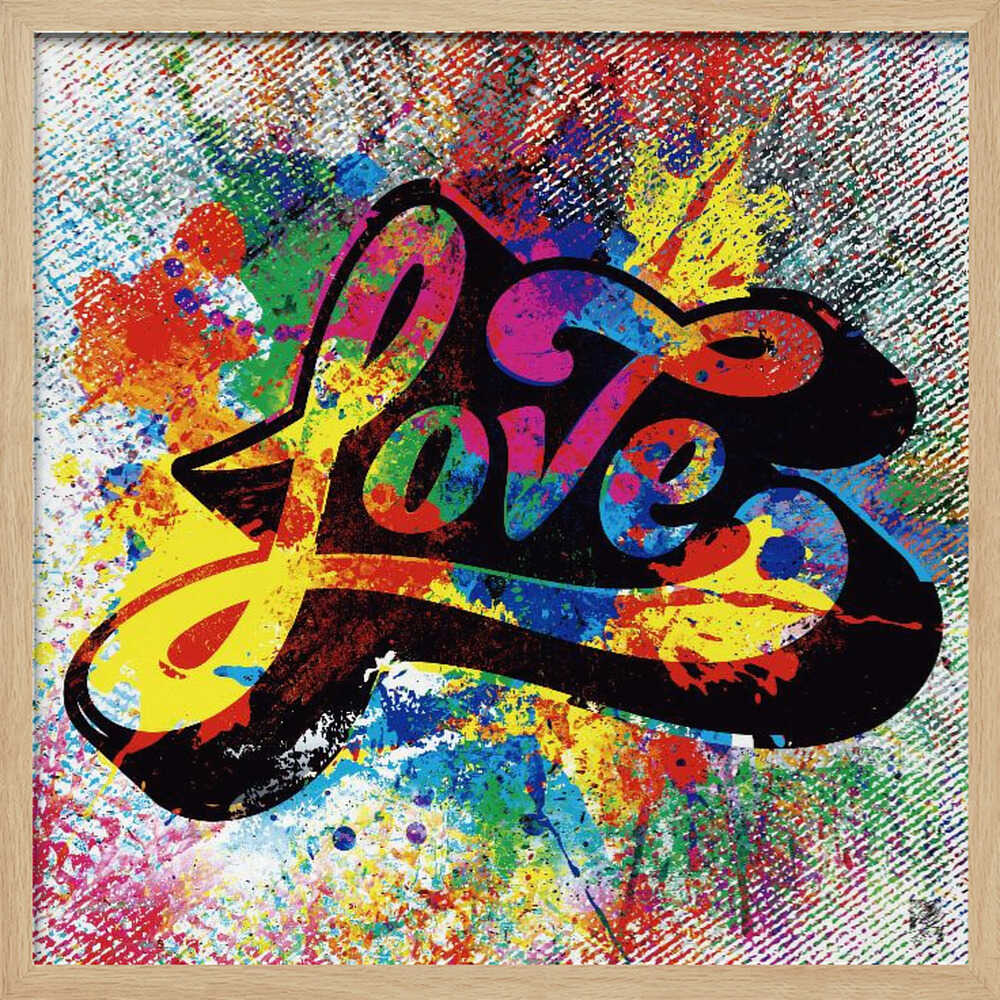 Colorful Love Splatter