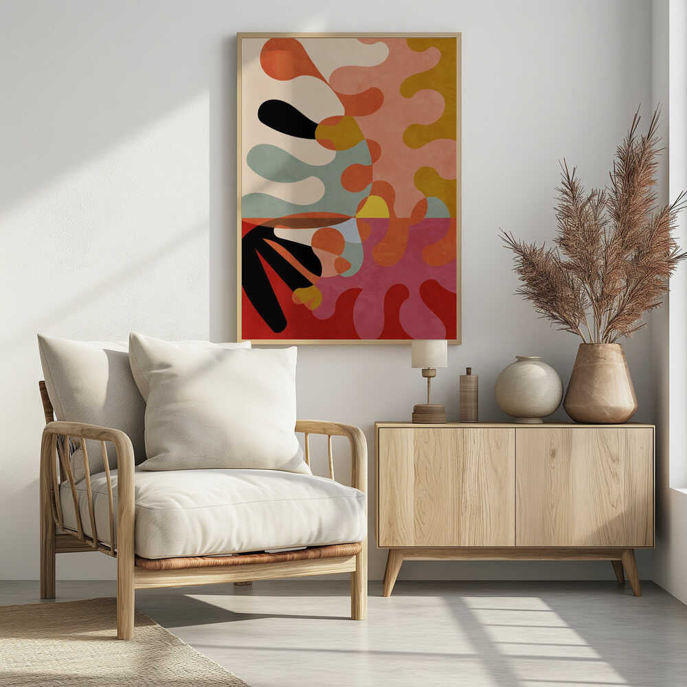 Warm Colors Bauhaus Geometry5
