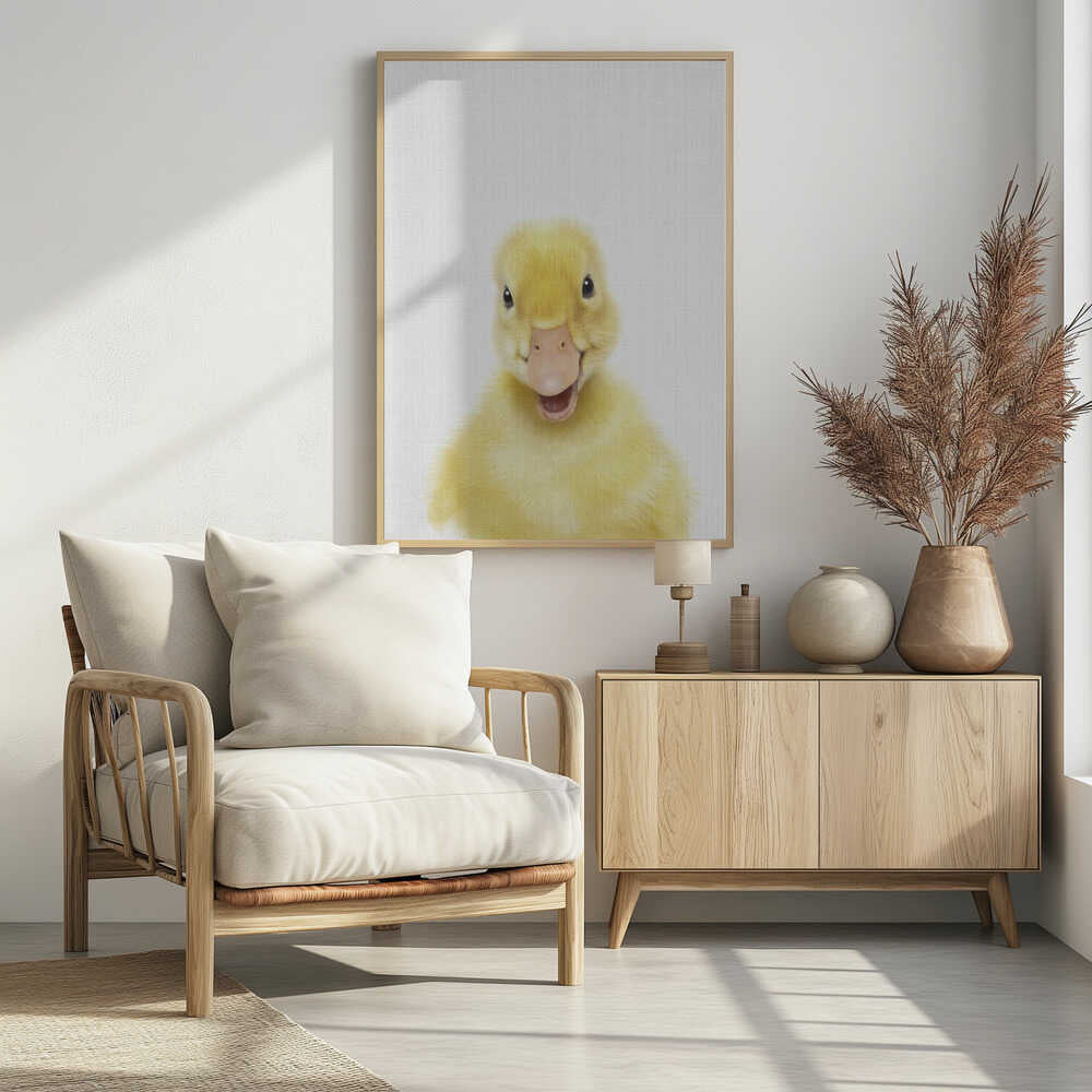 Smiling Baby Duck