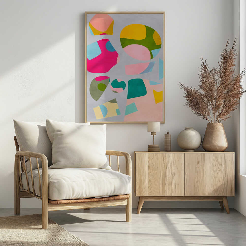 Minimal cutout colorful