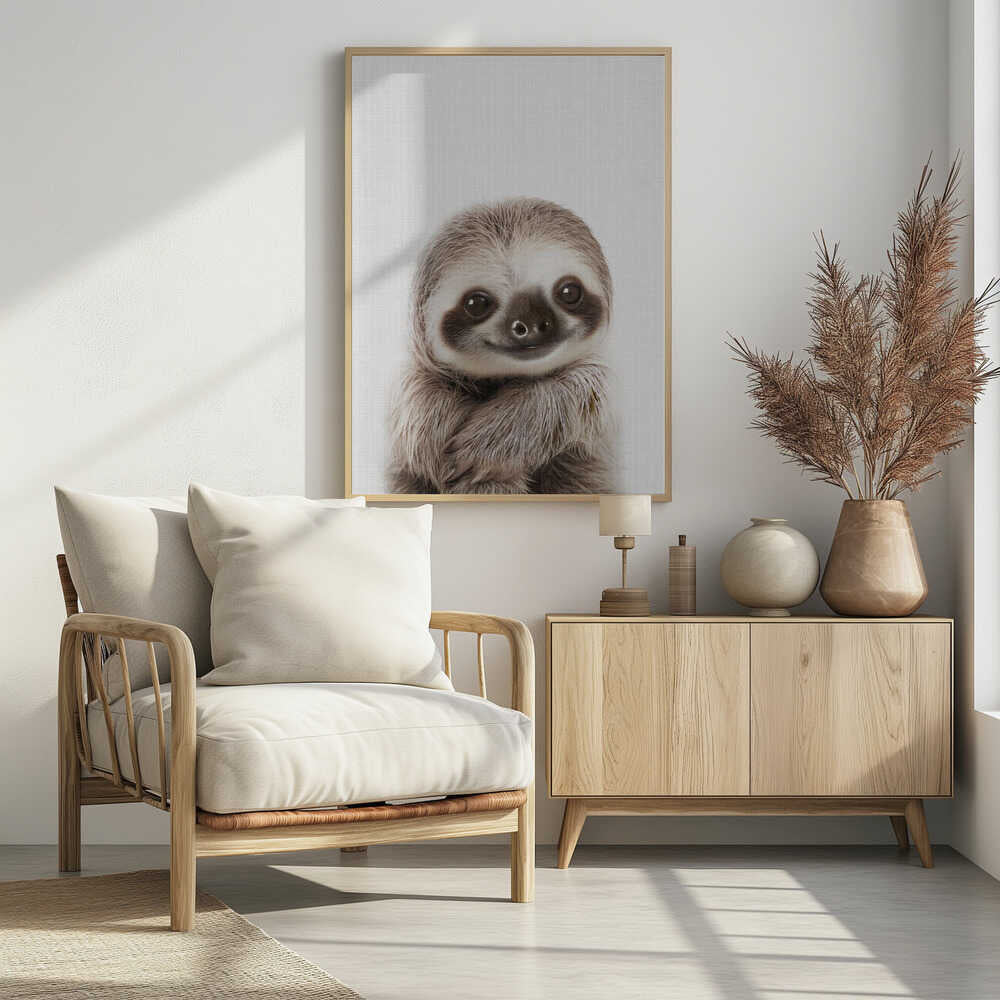 Sweet Baby Sloth Smile