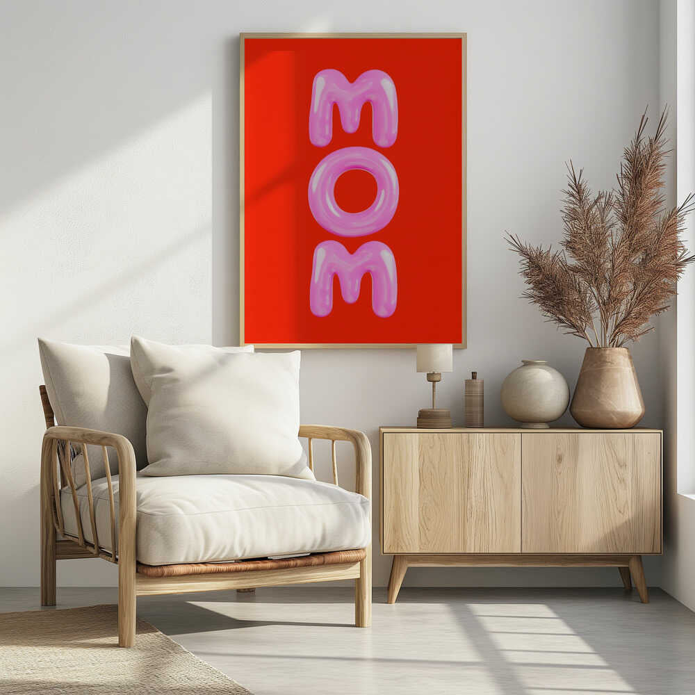 Bubblegum Pattern Mom