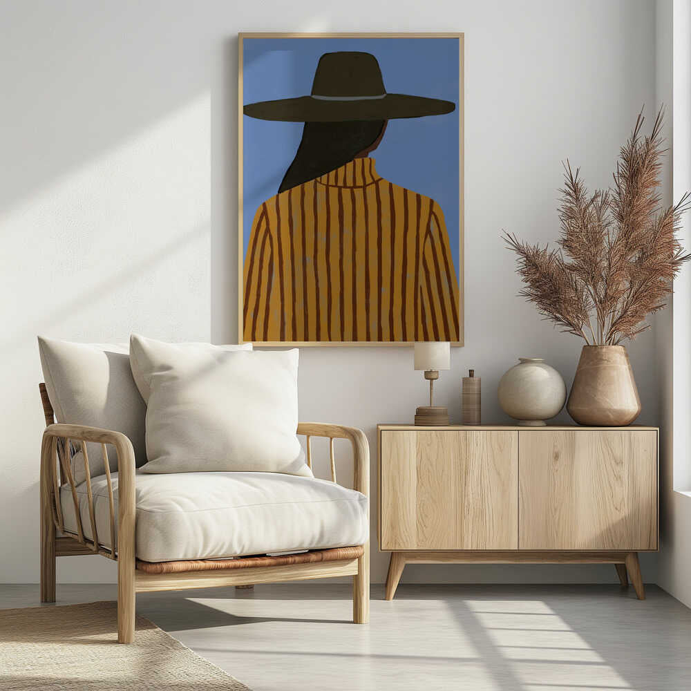 Modern Woman with Hat