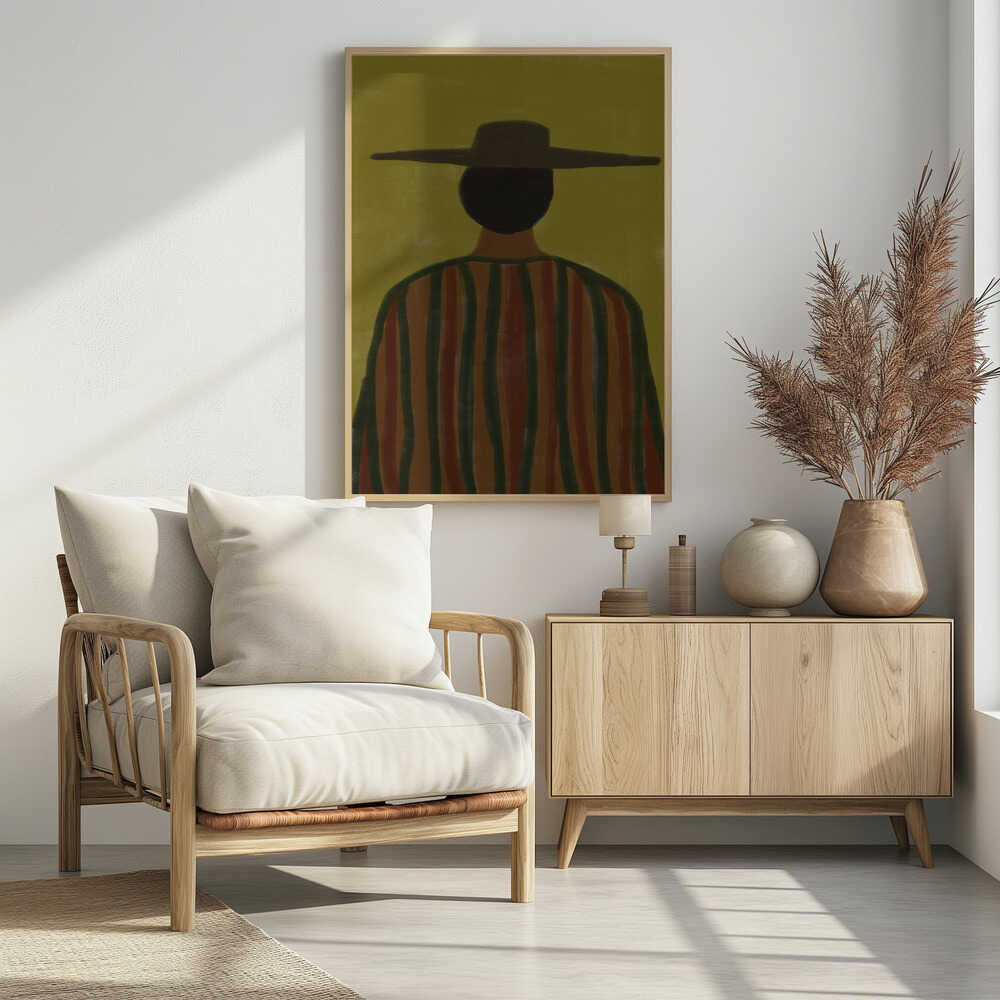 Southwestern Man with Hat