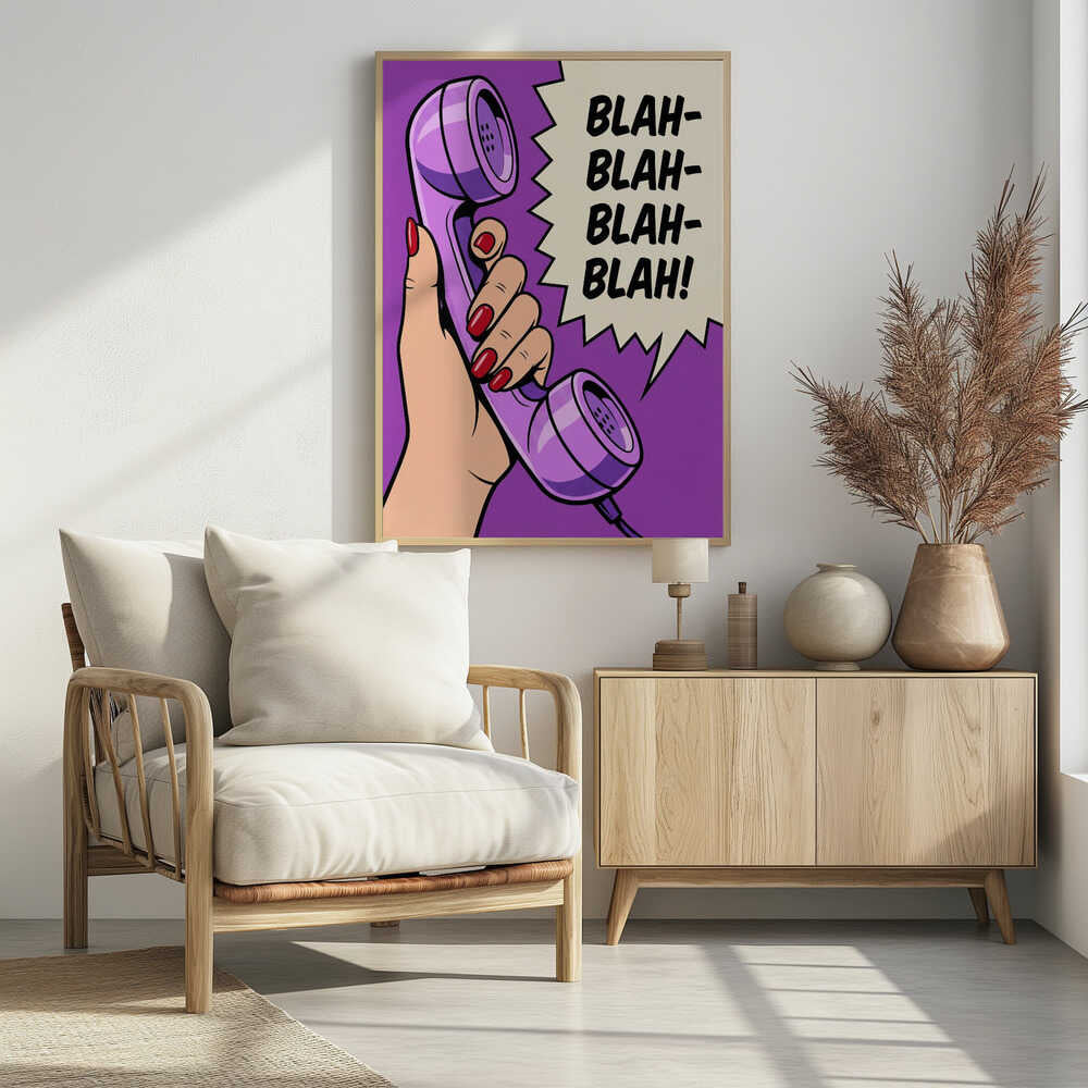 Blah Blah Retro Phone