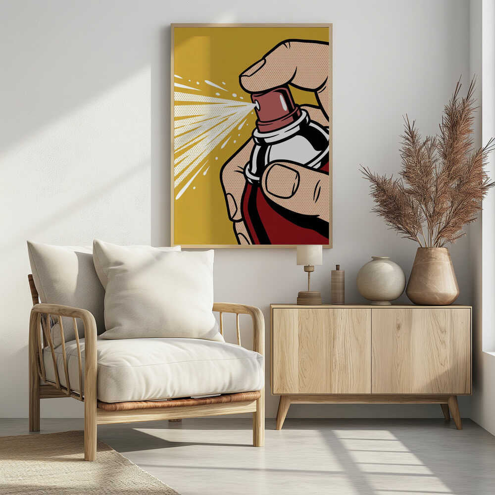 Pop Art Spray Can