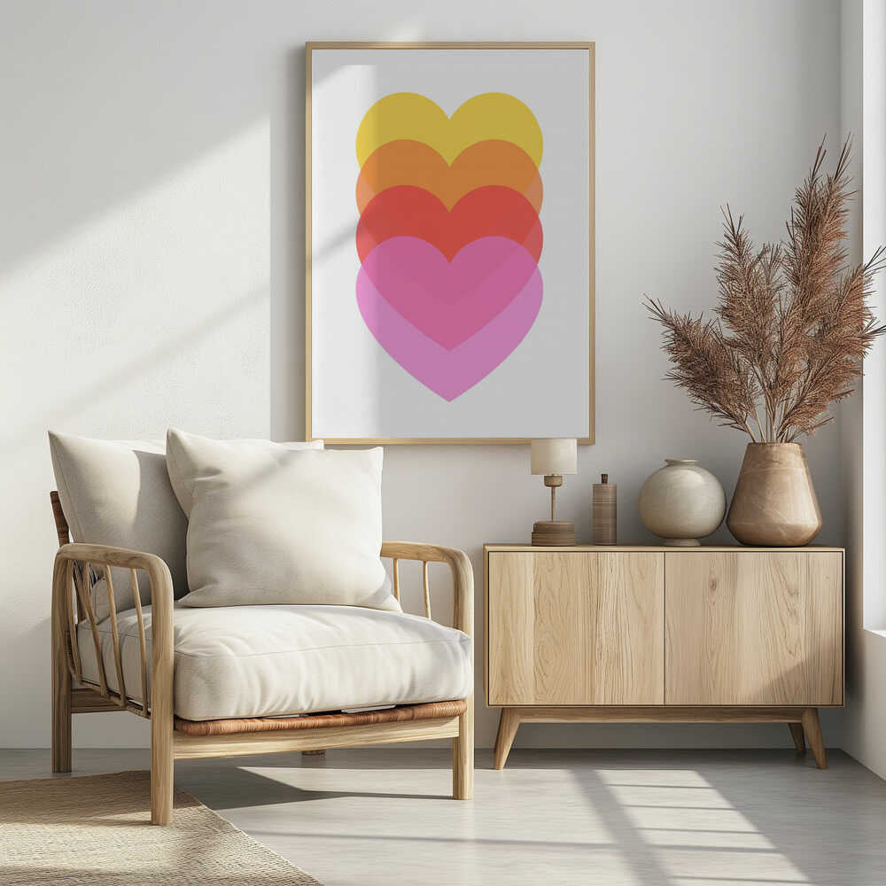 Bunte Herzen