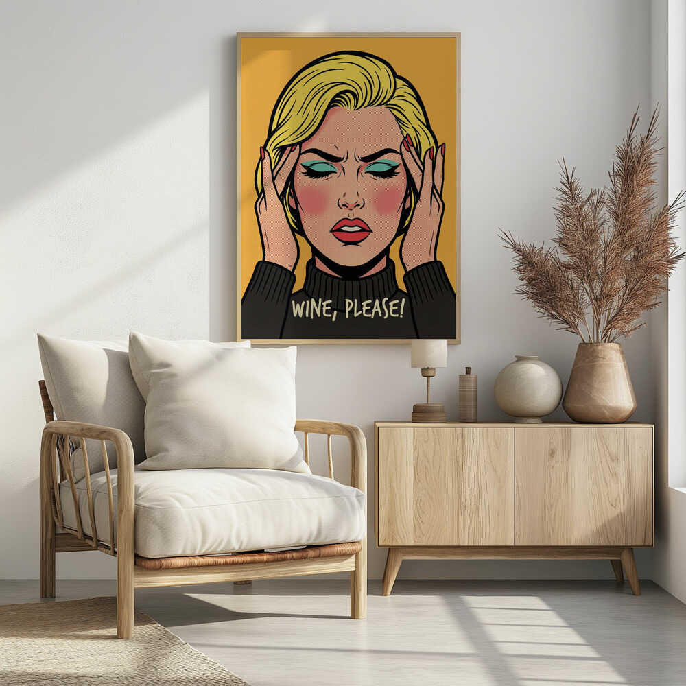 Wine Please Pop Art