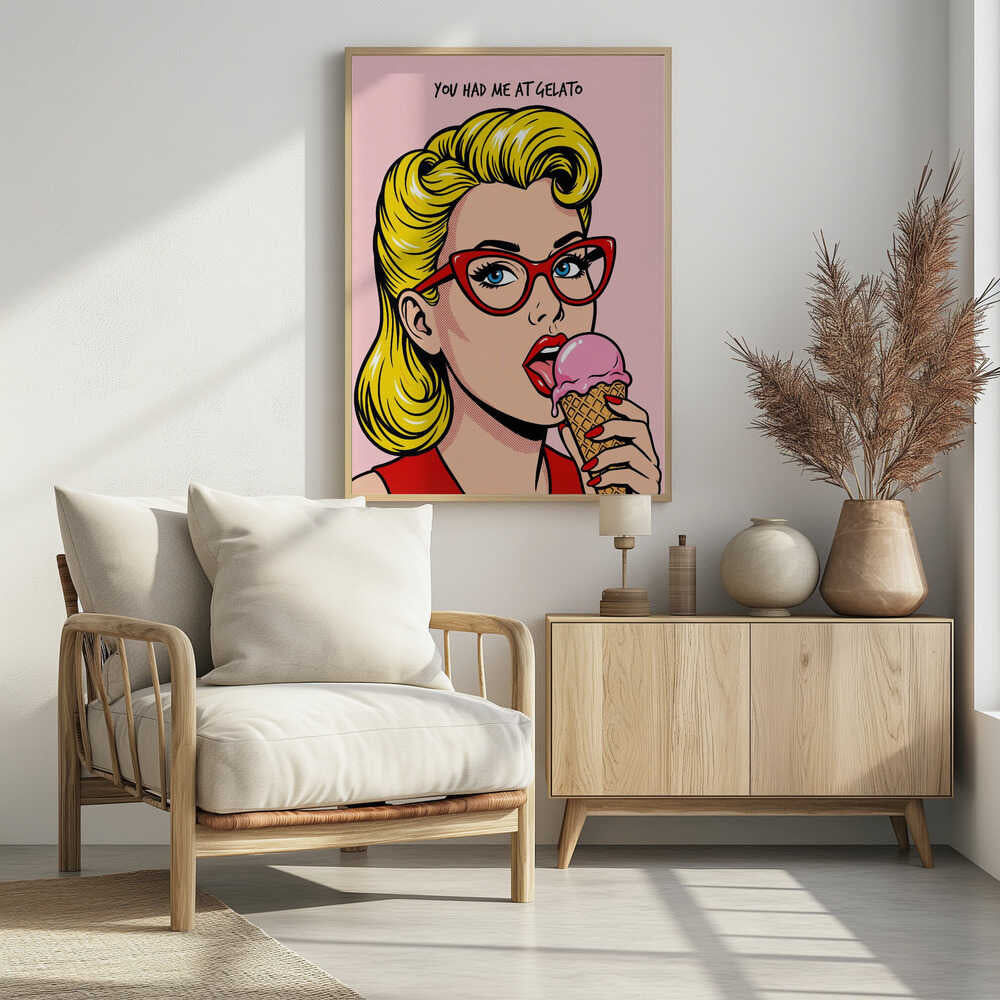 Retro Girl Gelato