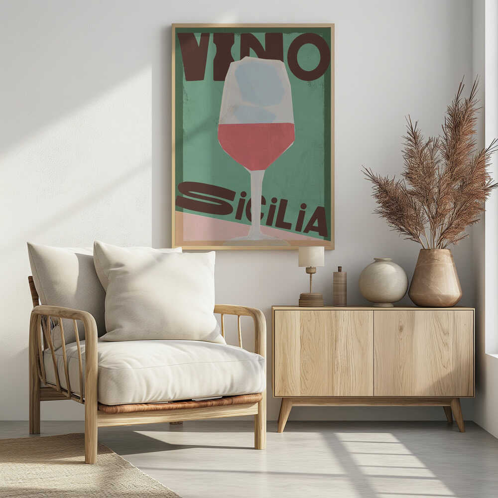 Vino Sicilia Glass