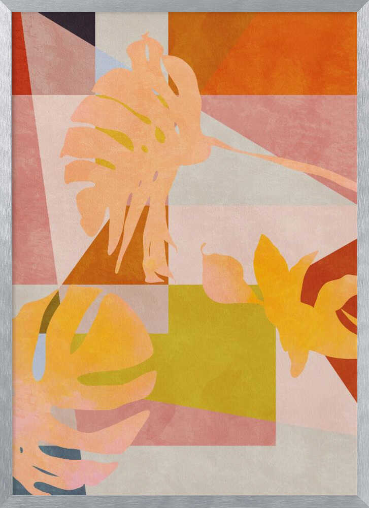 Organic Bauhaus Geometry Leaves