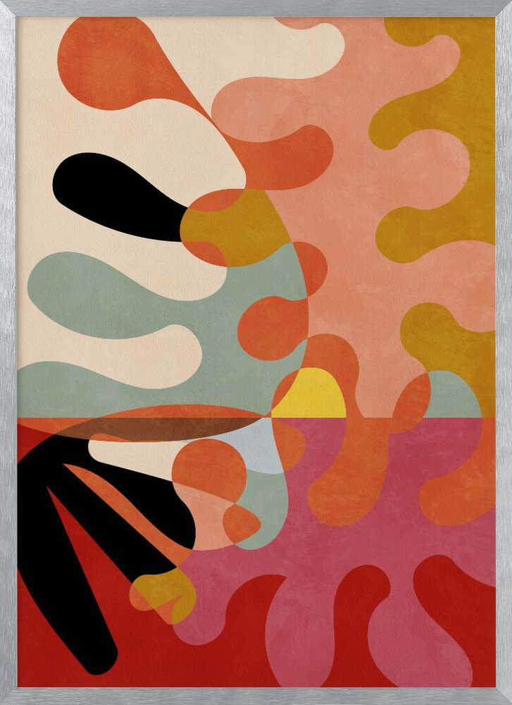 Warm Colors Bauhaus Geometry5