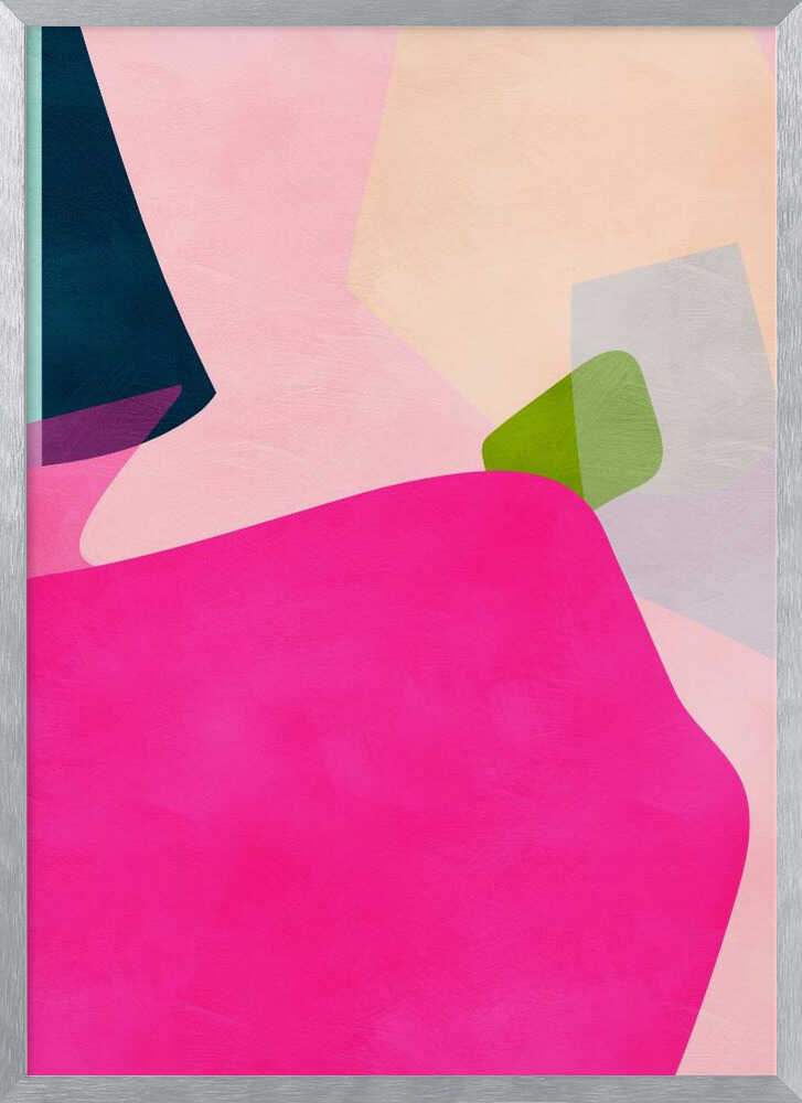 Pink pastel shape