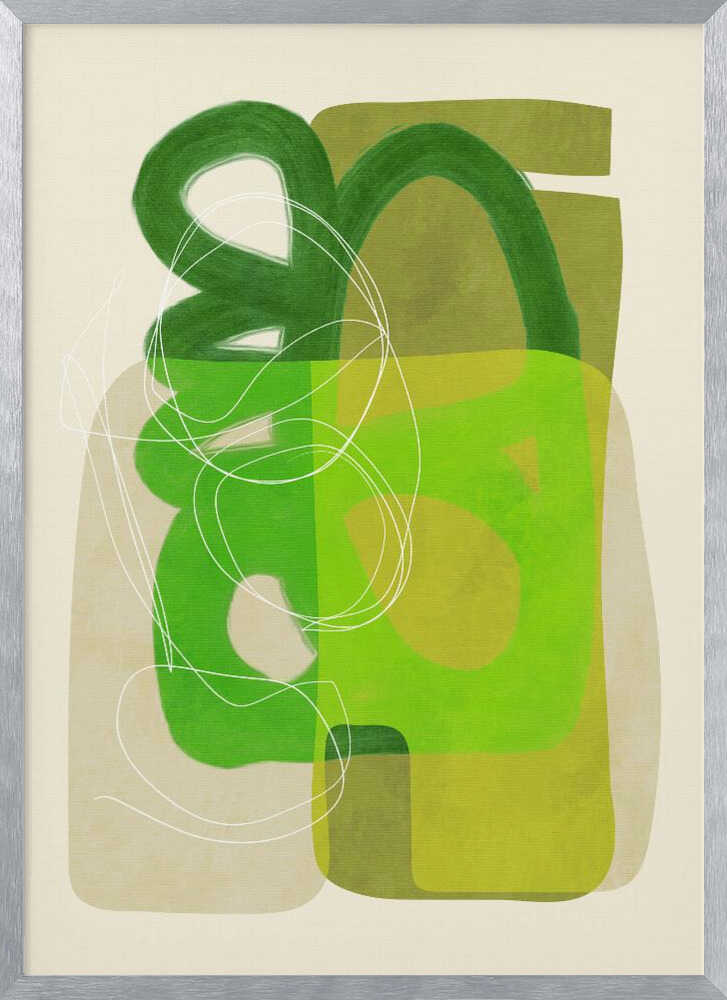 Painted Lines Green Tan 4 Kopie