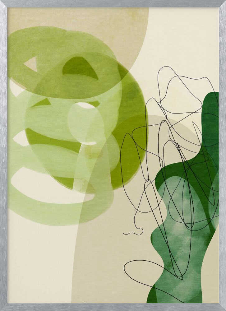 Painted Lines Green Tan 3 Kopie