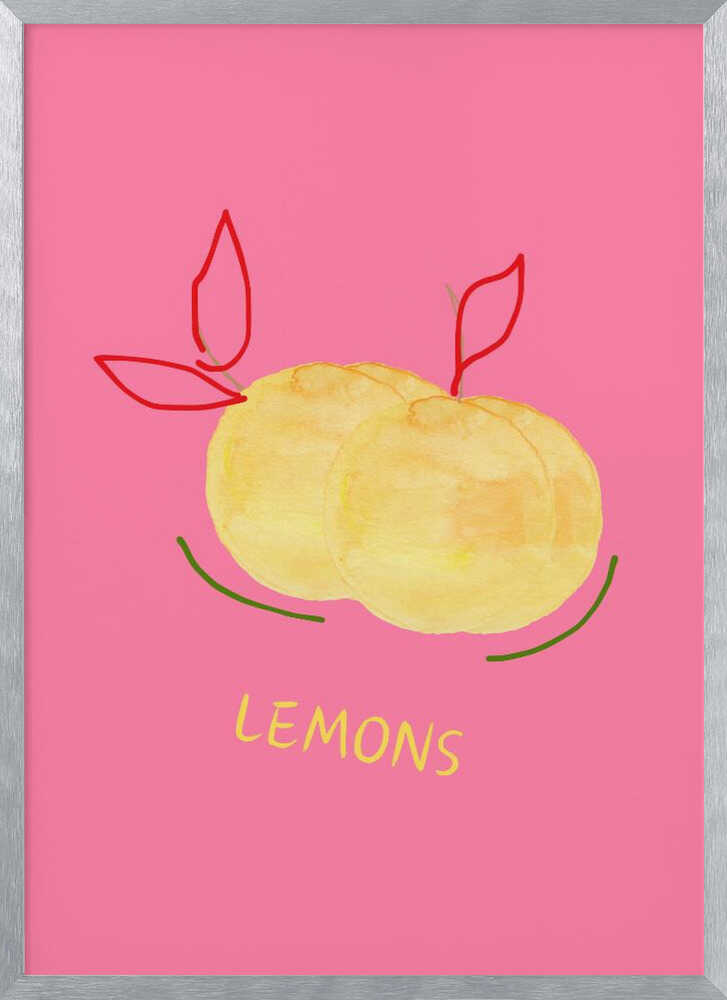 Vibrant Pink Lemons