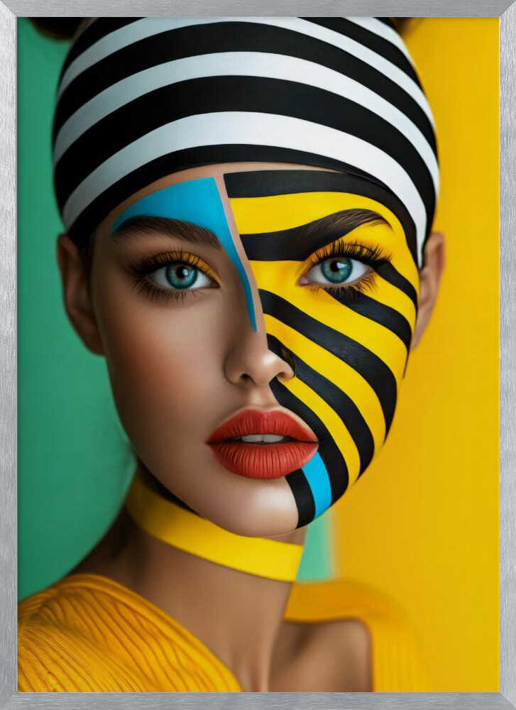 Vibrant Graphic Portrait