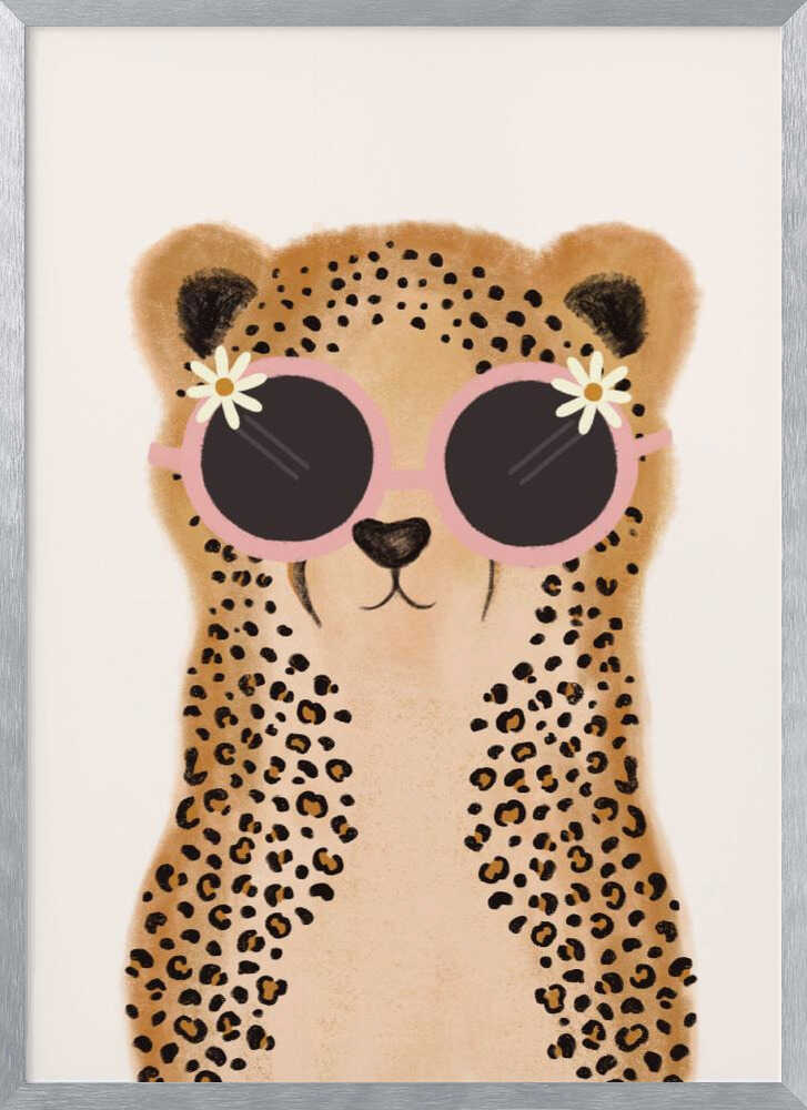 Pink Daisy Cheetah