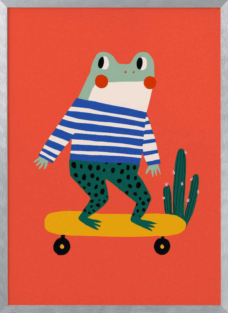 Skating frog