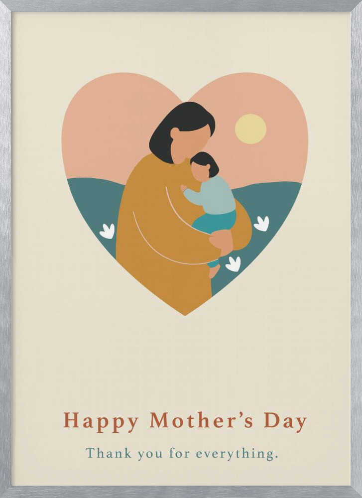 Motherhood Embrace Heart Card