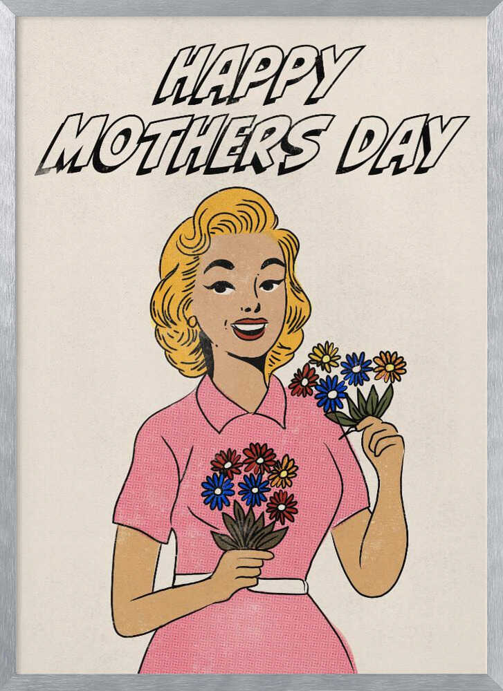 Happy Mothers Day Vintage Pop Art