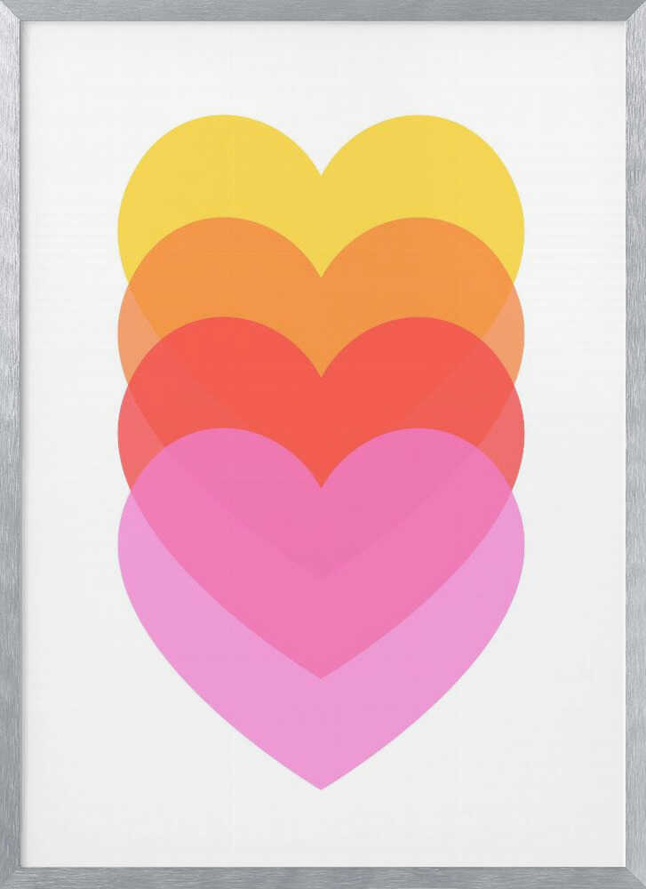 Bunte Herzen