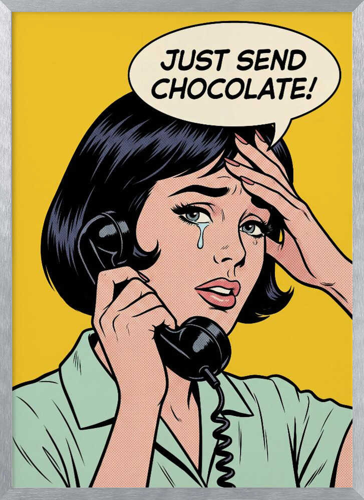 Send Chocolate Pop Art