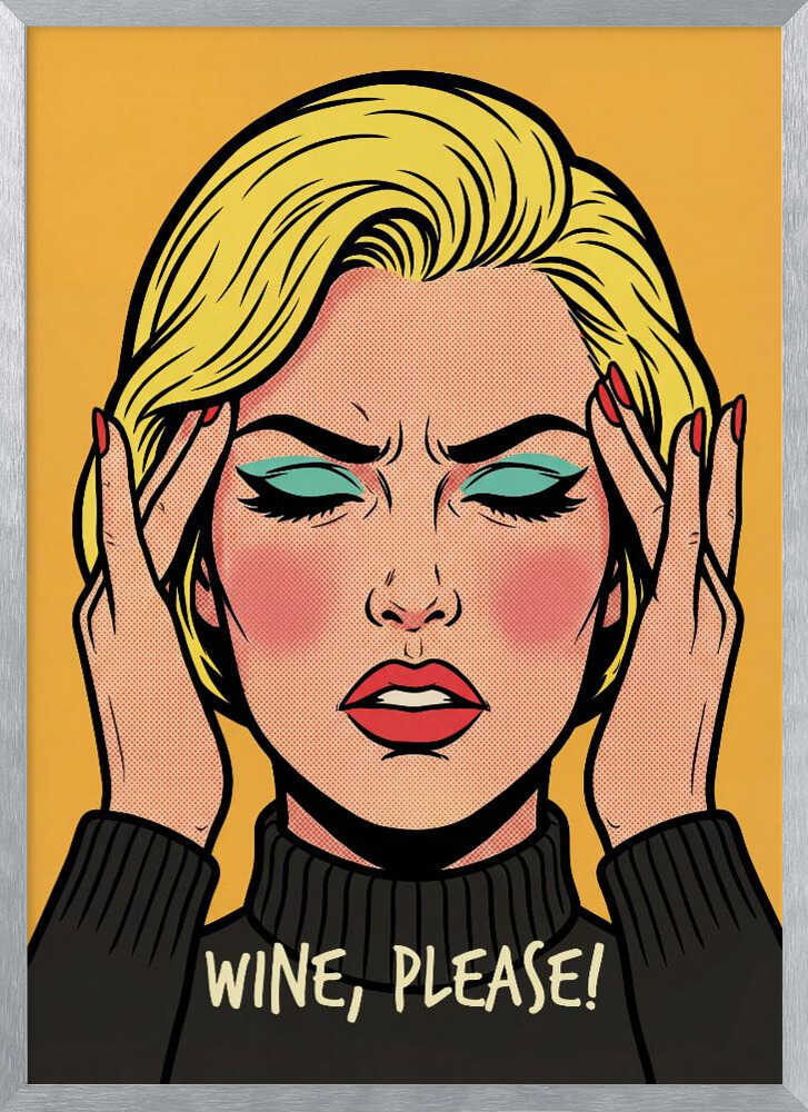 Wine Please Pop Art