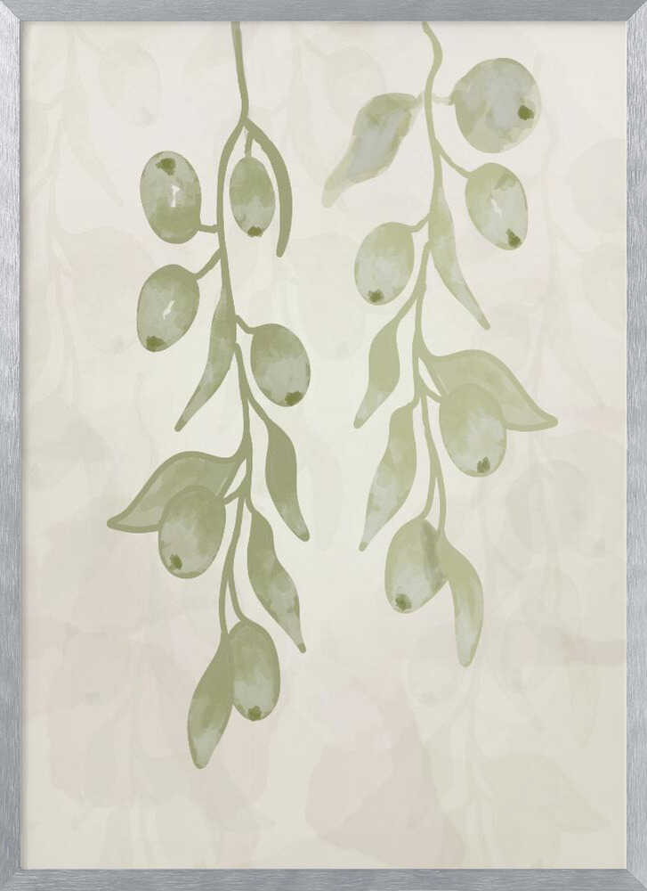 Olive Branches Watercolor