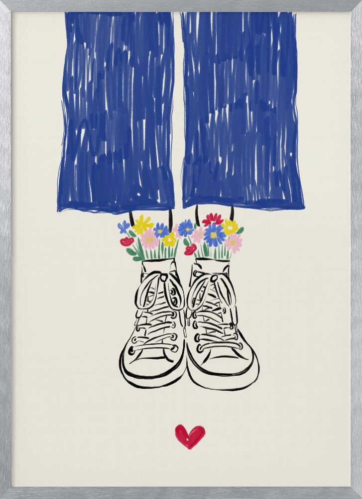 Flowery Shoes Love