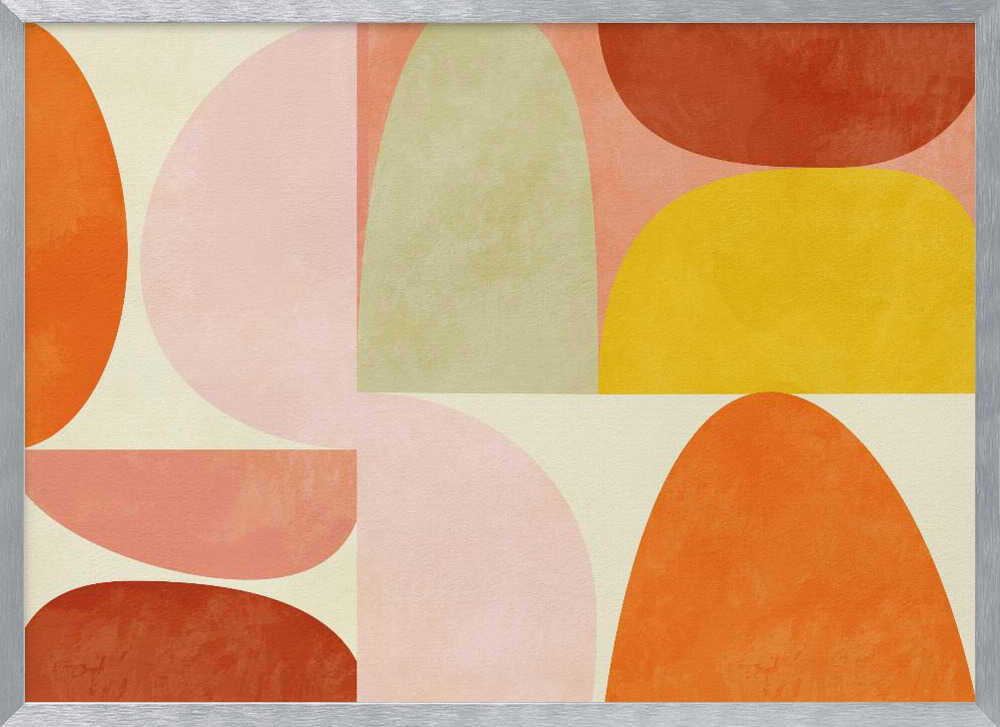 Warm Pastel Geometry