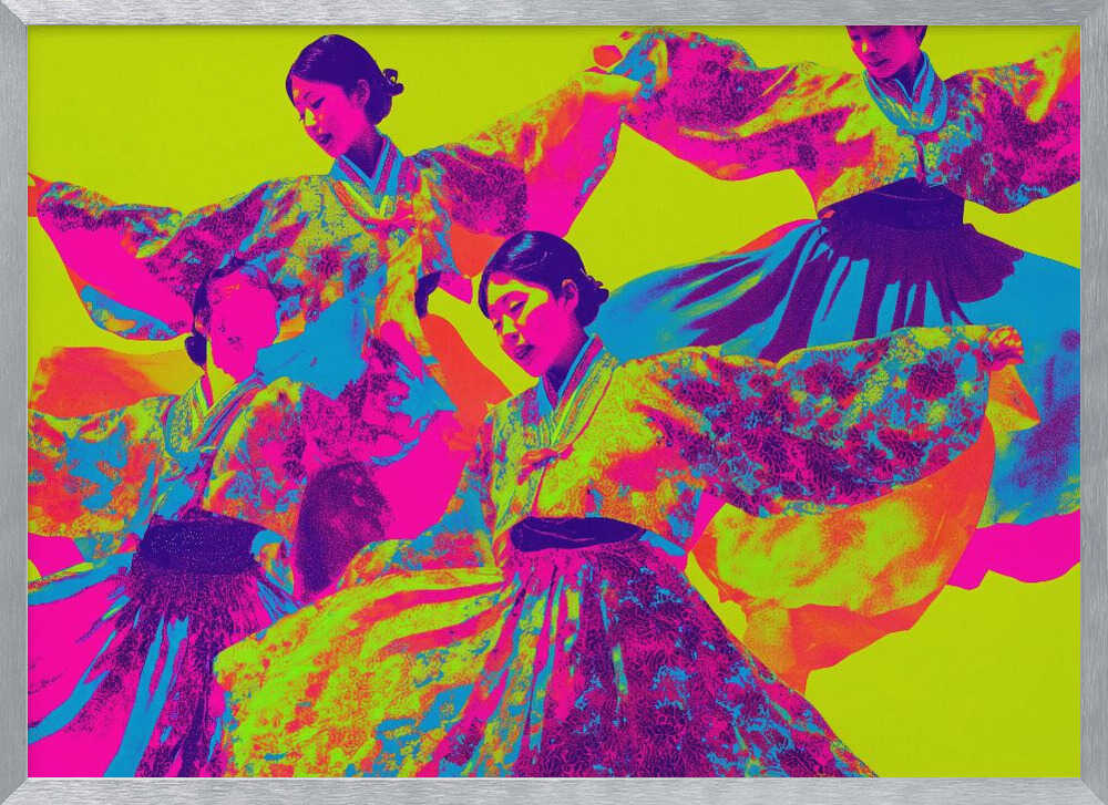 Colorful Hanbok Dancers