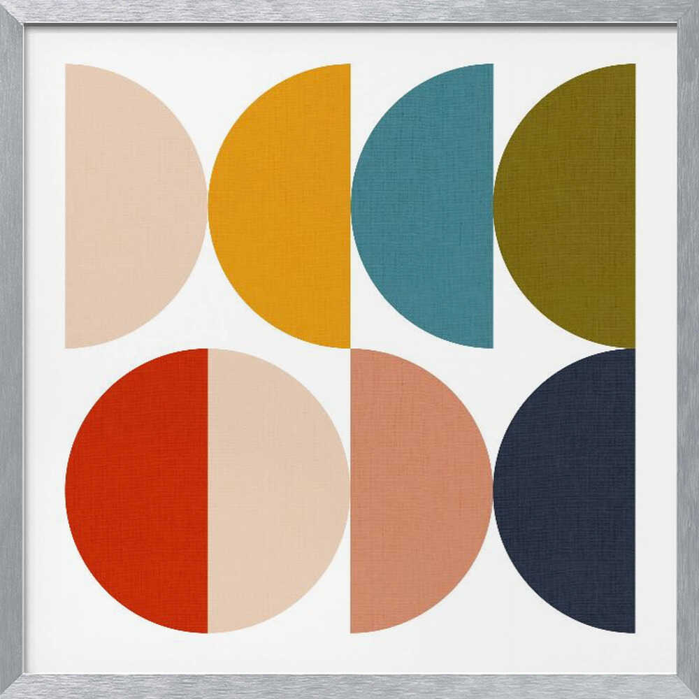 Mid Century Geometric Color Play