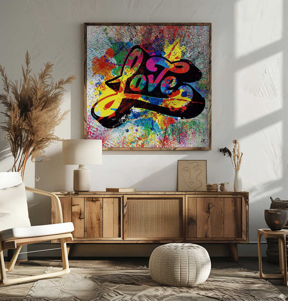 Colorful Love Splatter