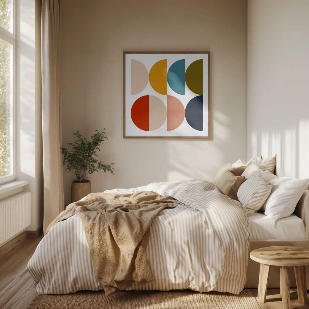 Mid Century Geometric Color Play