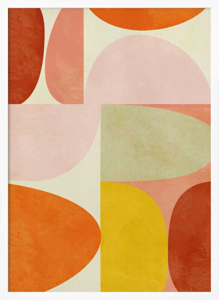 Warm Pastel Geometry