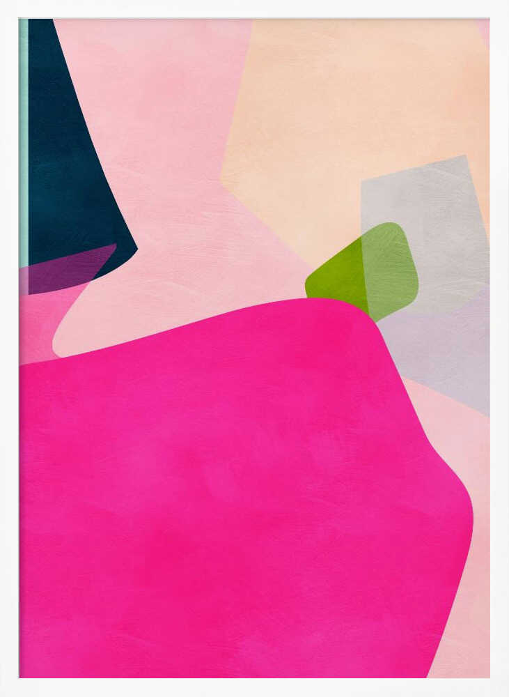 Pink pastel shape