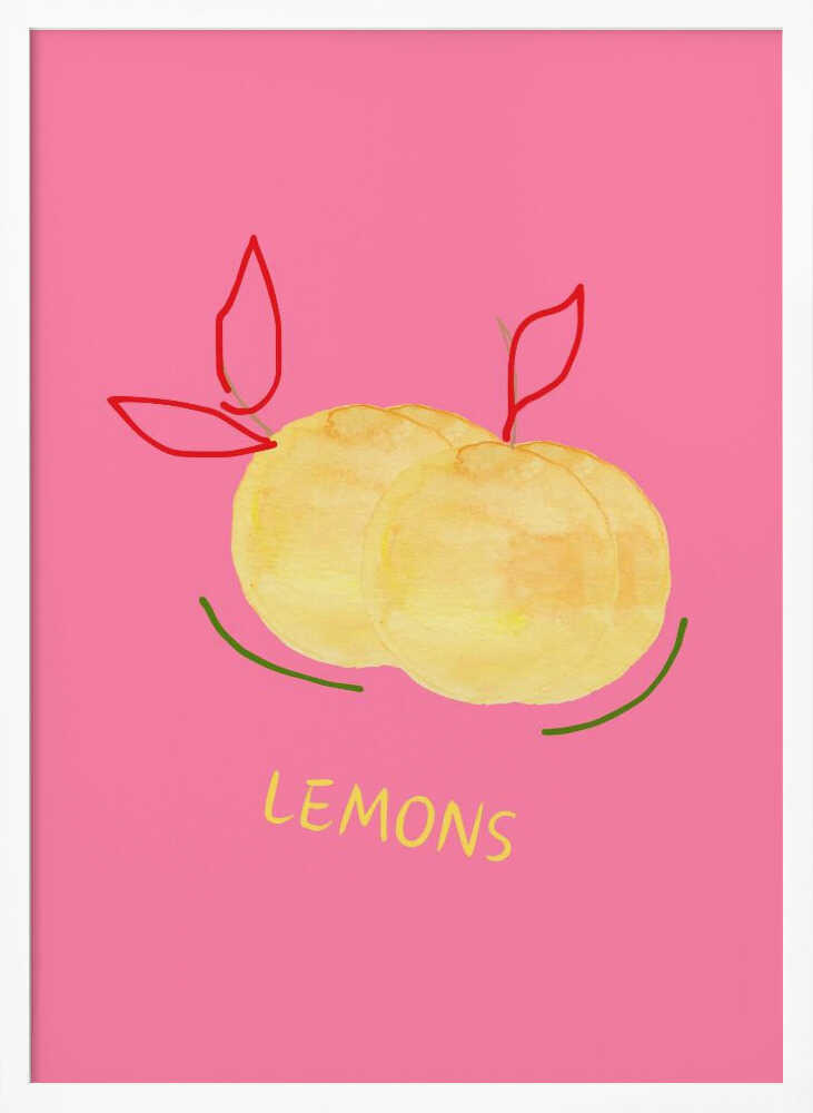 Vibrant Pink Lemons