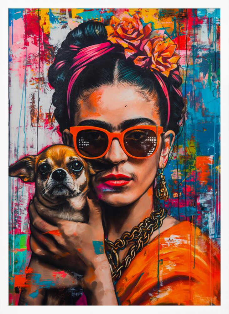 Colorful Pop Art Woman