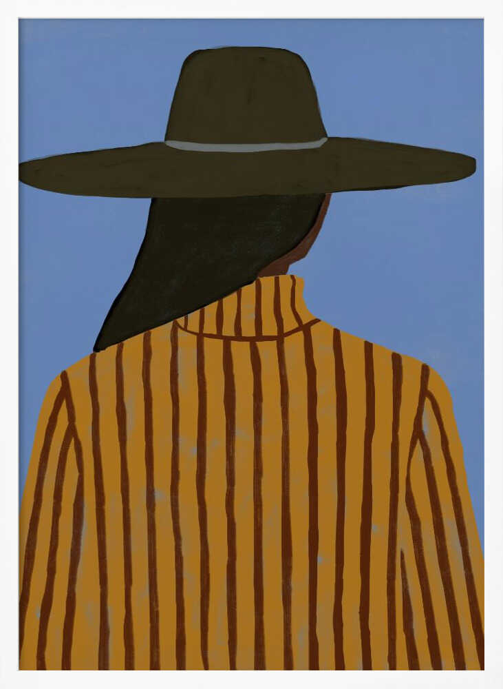 Modern Woman with Hat