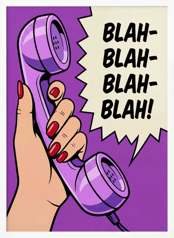 Blah Blah Retro Phone