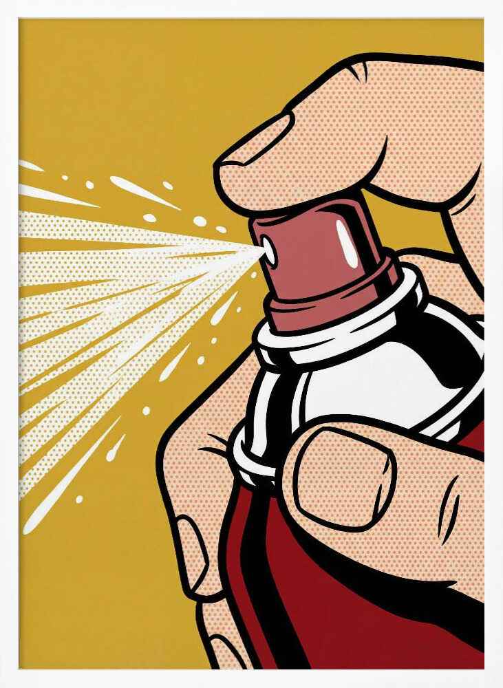 Pop Art Spray Can