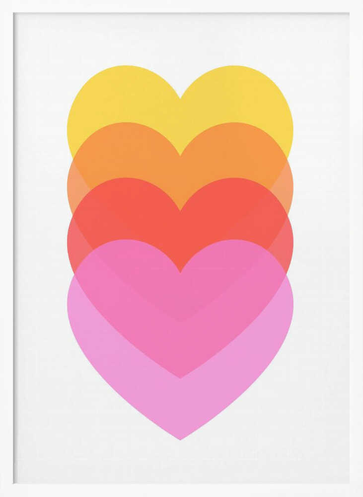 Bunte Herzen
