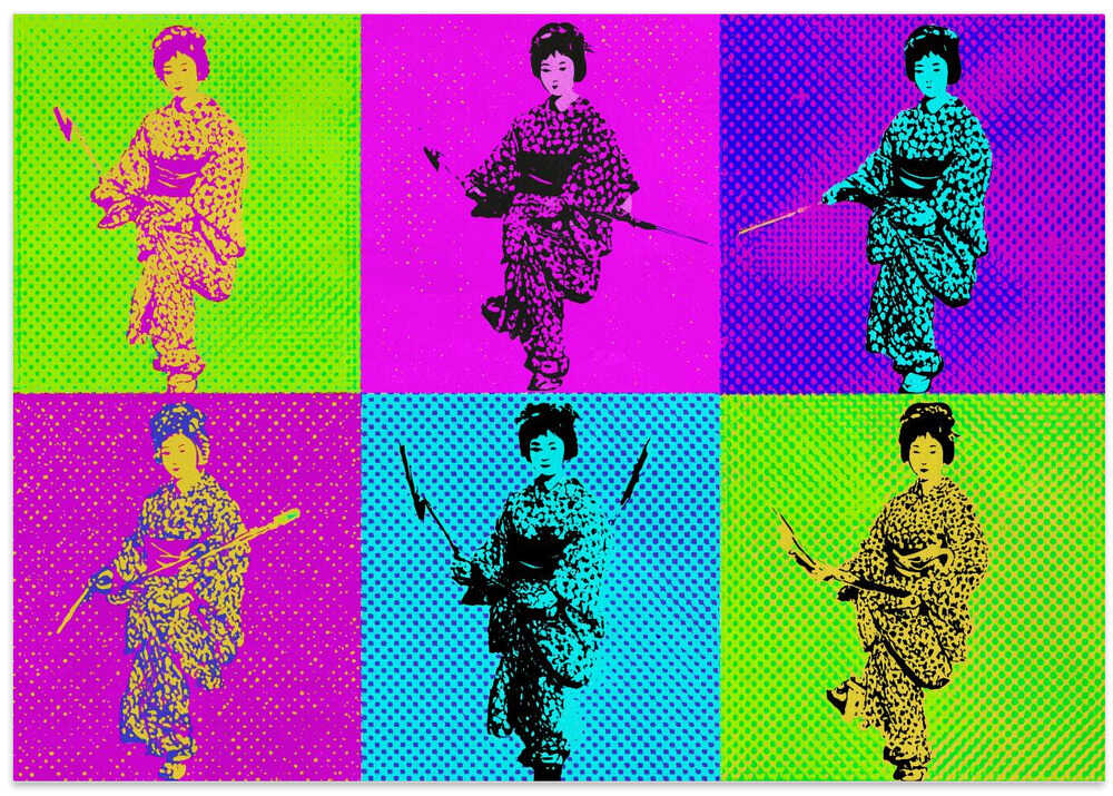 Japanese Pop Art Woman