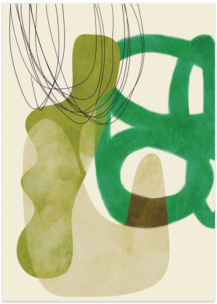 Painted Lines Green Tan Kopie
