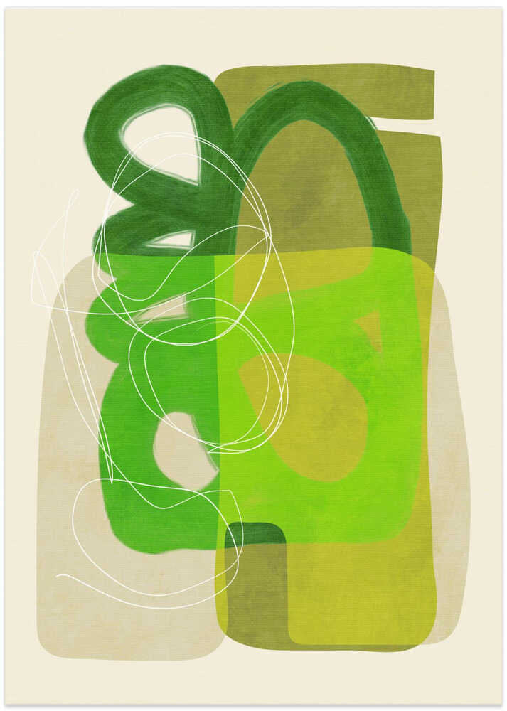 Painted Lines Green Tan 4 Kopie