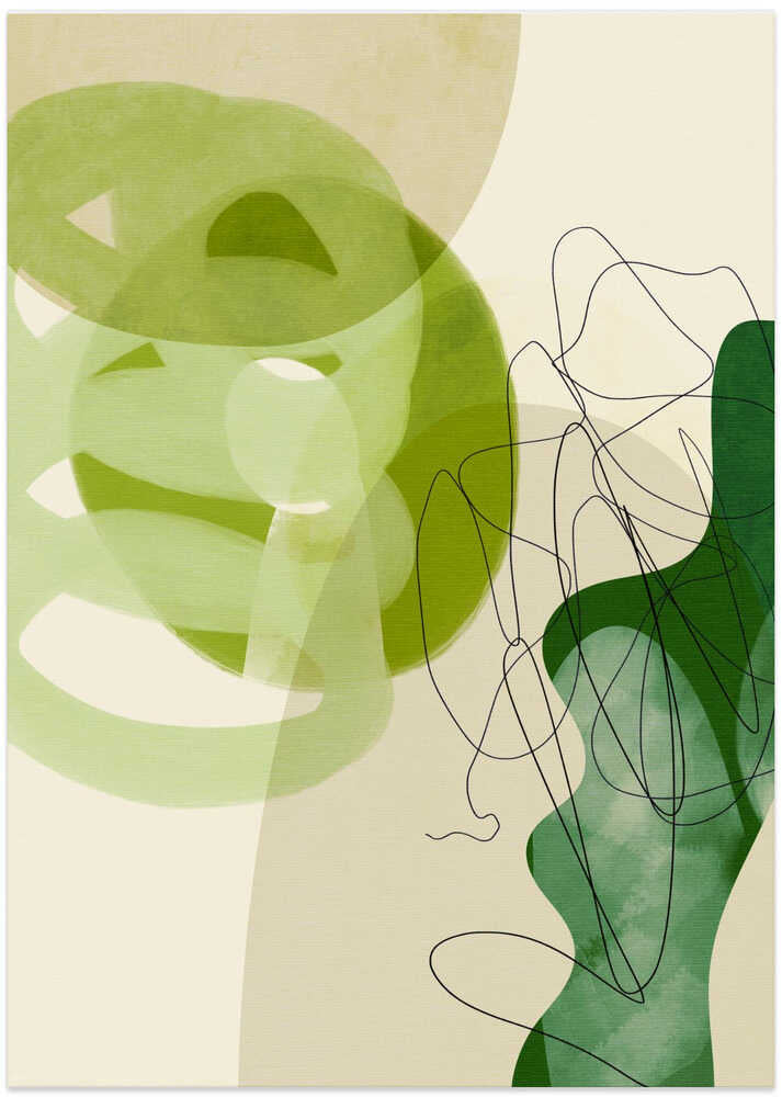 Painted Lines Green Tan 3 Kopie